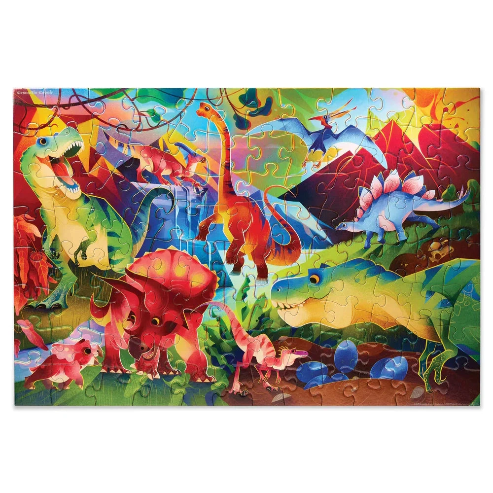 Roar into Fun 100-Piece Dinosaur Puzzle Adventure