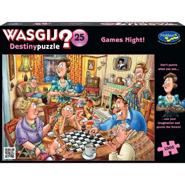 WASGIJ 1000 Piece Puzzle: Epic Game Night Challenge – Brain-Teasing Fun!